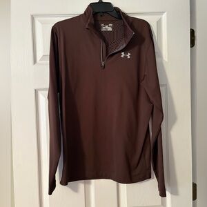 Under Armour Men's Brown Quarter-Zip Jacket